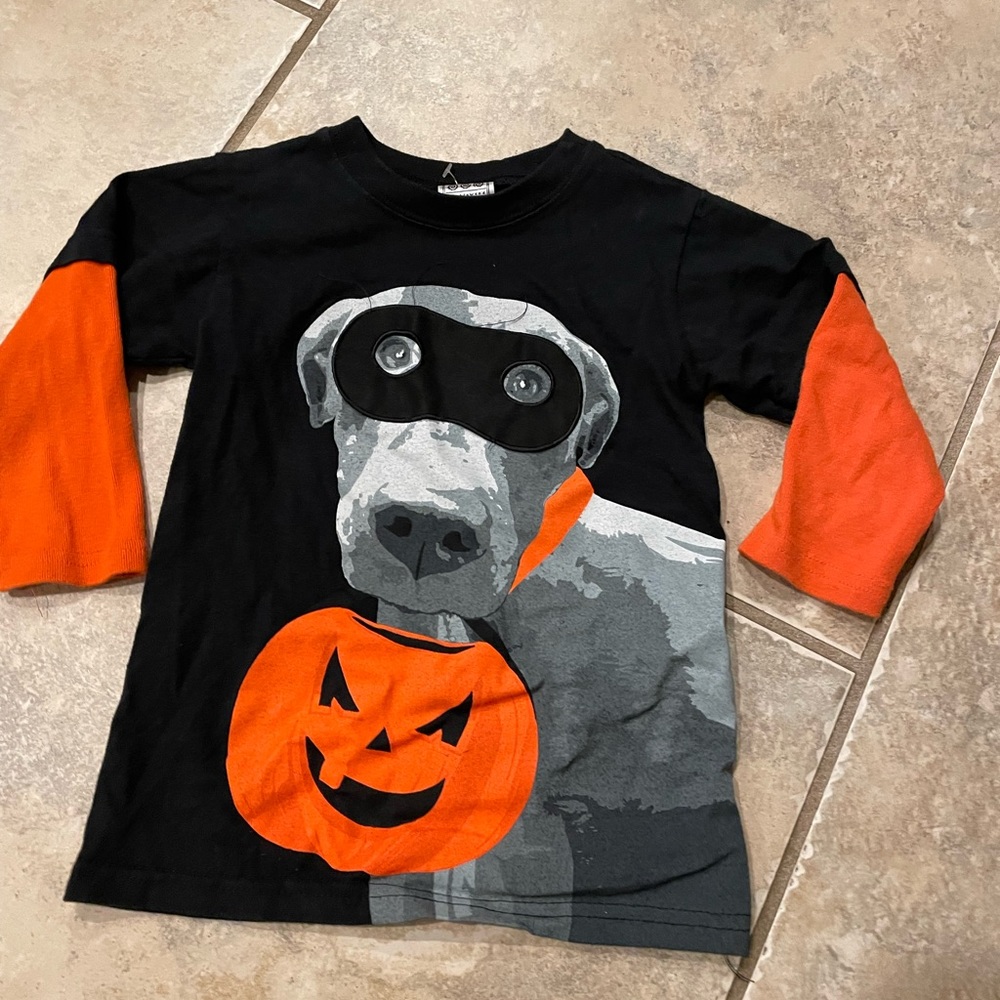 Tumbleweeds LS Halloween puppy shirt. Boys sz4